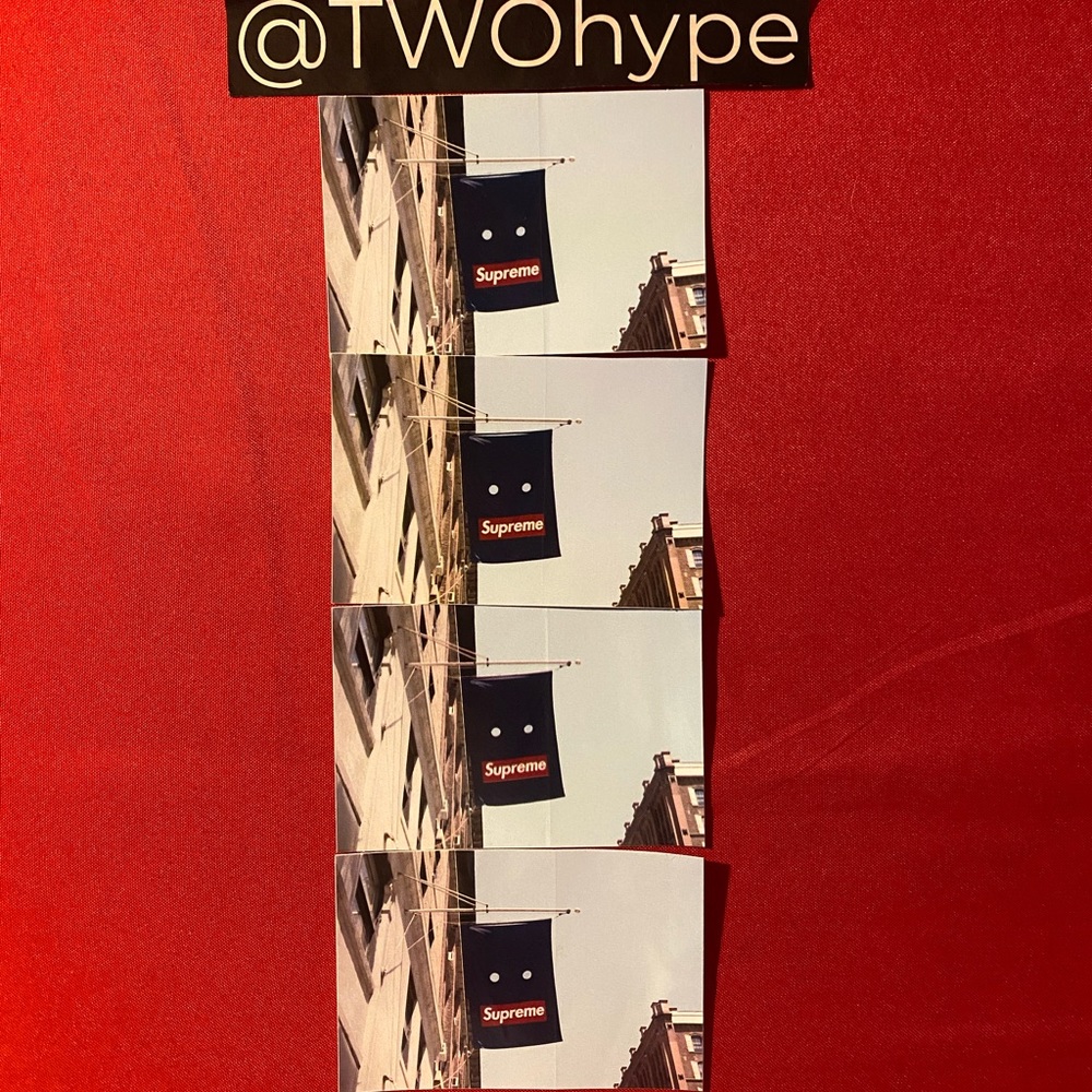 4 Supreme Banner Stickers (FW19)